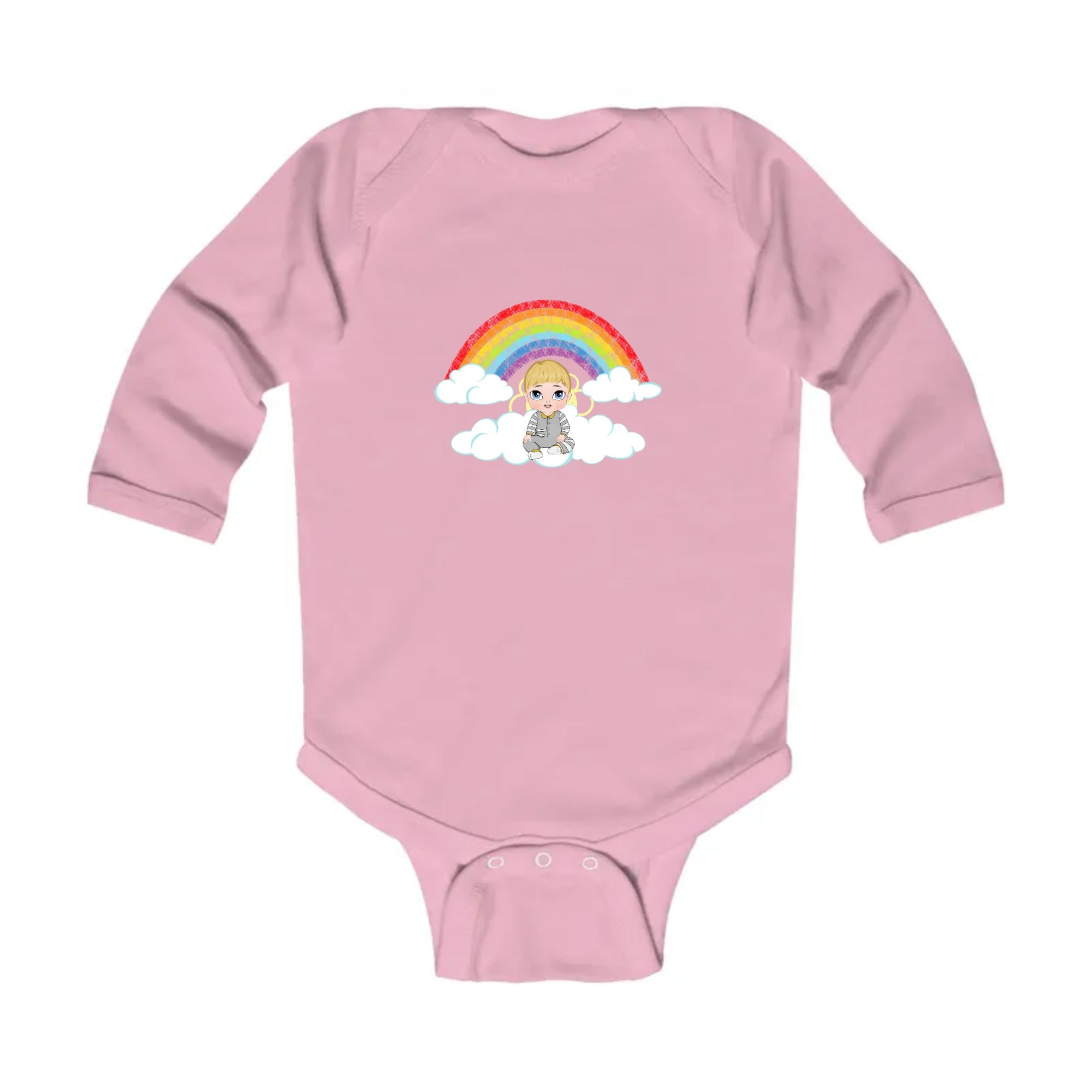 Babies with some custom designs | Infant Long Sleeve Bodysuit